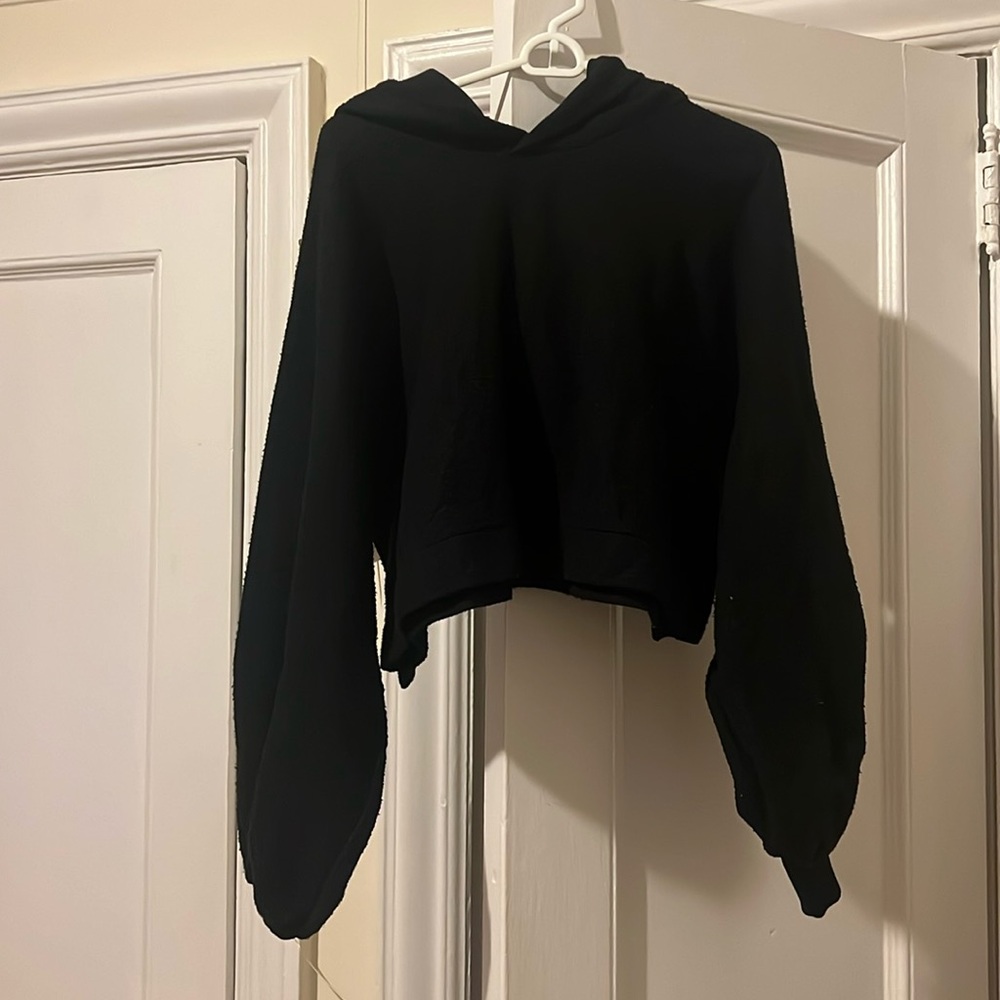 Nuit clothing atelier crop hoodie corset lacing size small / medium